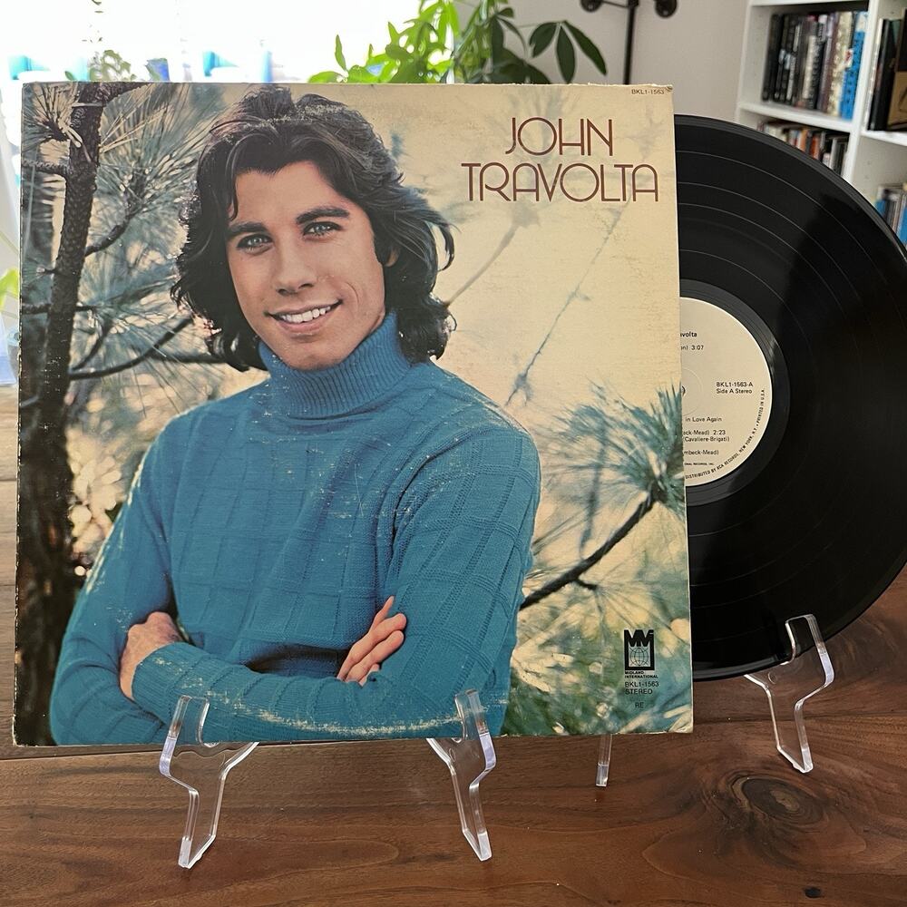 John Travolta Self Titled Vinyl LP 1974 Midland BKL1-1563 Demo Promo